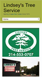 Mobile Screenshot of lindseytreeservice.com